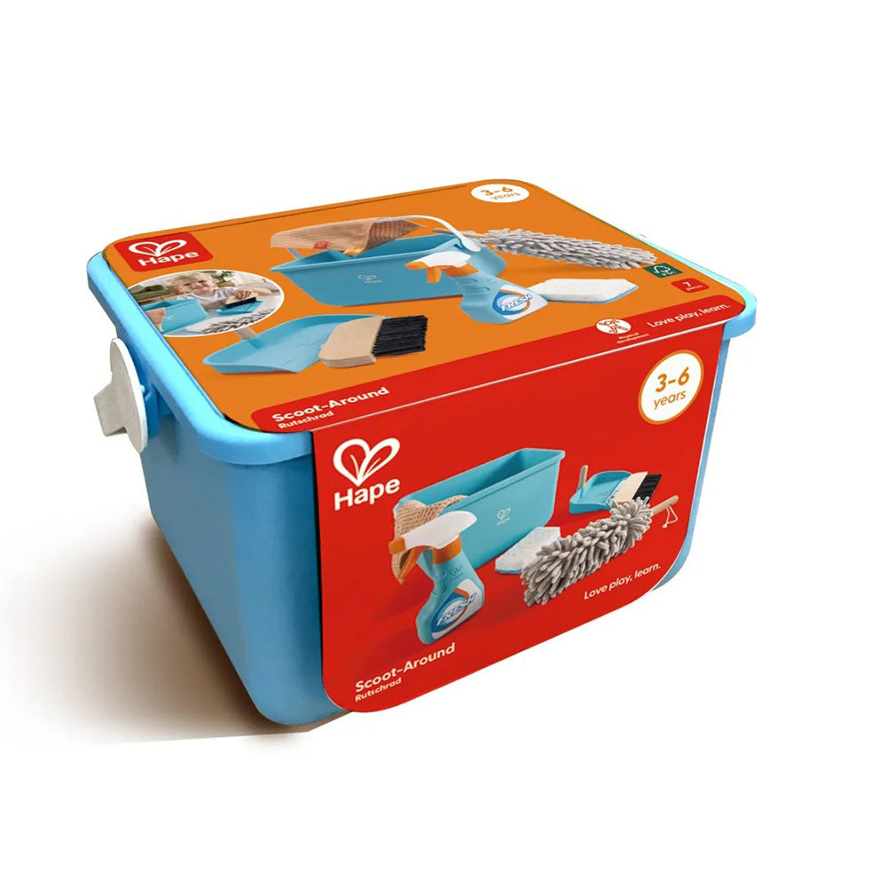 Hape Scoot-Around Ξύλινο Σετ Καθαρισμού 