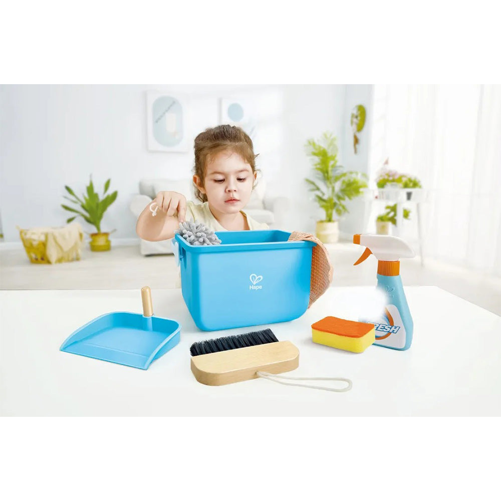 Hape Scoot-Around Ξύλινο Σετ Καθαρισμού 