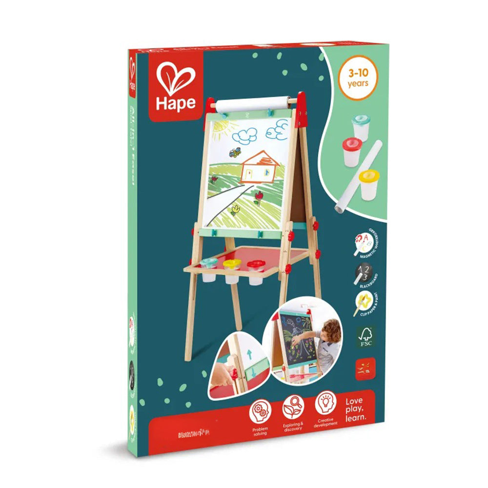 Hape Ξύλινος Πίνακας Διπλής Όψεως Little Artist's Easel 