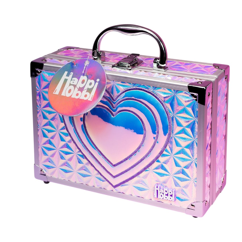 Happi Hobbi Θήκη Ομορφιάς Sparkle Love με 30 αξεσουάρ για 6+