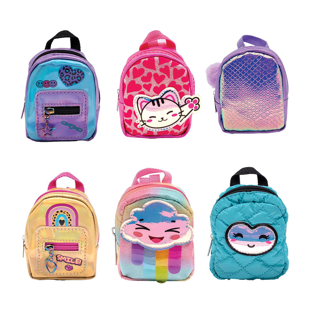 Happi Hobbi Teeni Mini Backpacks με Αξεσουάρ Γραφικής Ύλης 5+ Ετών 6 Σχέδια - 1 Τμχ