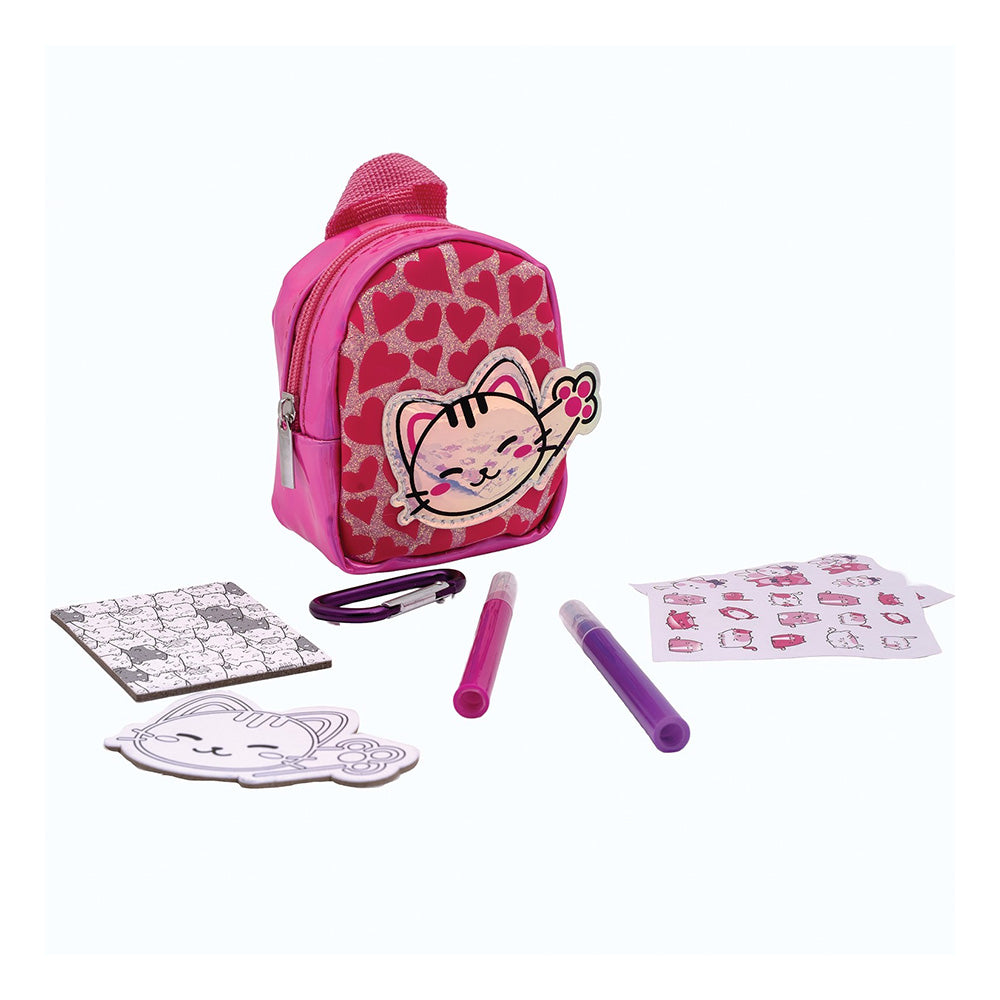 Happi Hobbi Teeni Mini Backpacks με Αξεσουάρ Γραφικής Ύλης 5+ Ετών 6 Σχέδια - 1 Τμχ