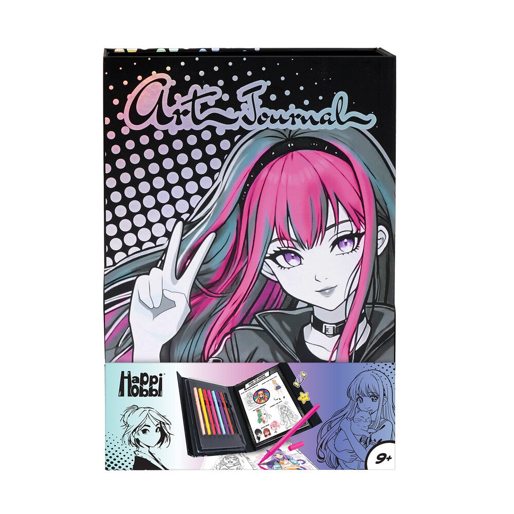 HappiHobbi Art Journal Manga Μαρκαδόροι Για 9+ Ετών – εικόνα προϊόντος 2
