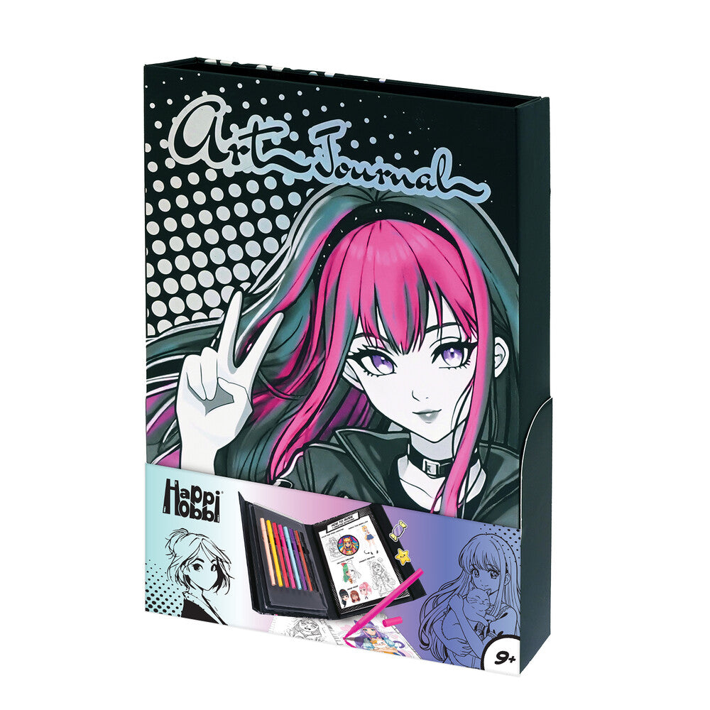 HappiHobbi Art Journal Manga Μαρκαδόροι Για 9+ Ετών – εικόνα προϊόντος 3
