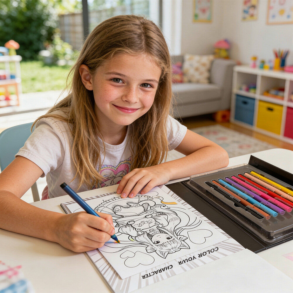 HappiHobbi Art Journal Manga Μαρκαδόροι Για 9+ Ετών – εικόνα προϊόντος 4