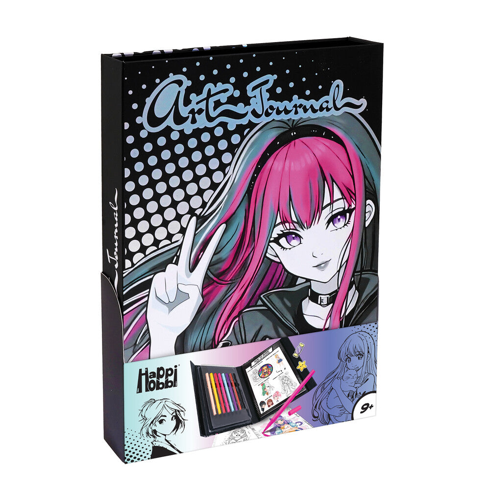 HappiHobbi Art Journal Manga Μαρκαδόροι Για 9+ Ετών – εικόνα προϊόντος 6