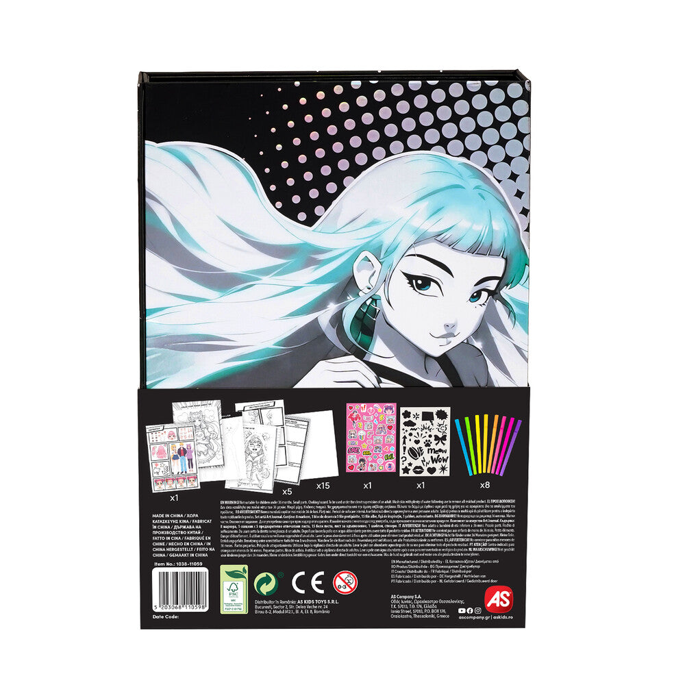 HappiHobbi Art Journal Manga Μαρκαδόροι Για 9+ Ετών – εικόνα προϊόντος 7