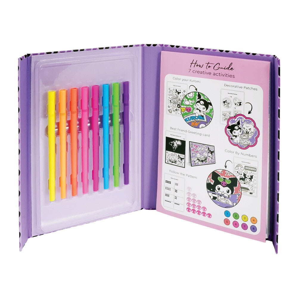 HappiHobbi Art Journal Neon Μαρκαδόροι Kuromi Για 9+ Ετών – εικόνα προϊόντος 2