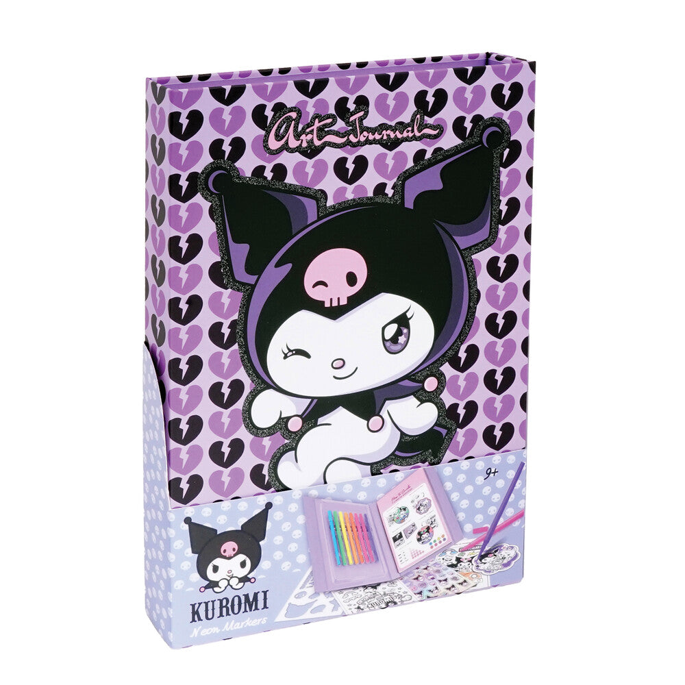 HappiHobbi Art Journal Neon Μαρκαδόροι Kuromi Για 9+ Ετών – εικόνα προϊόντος 6