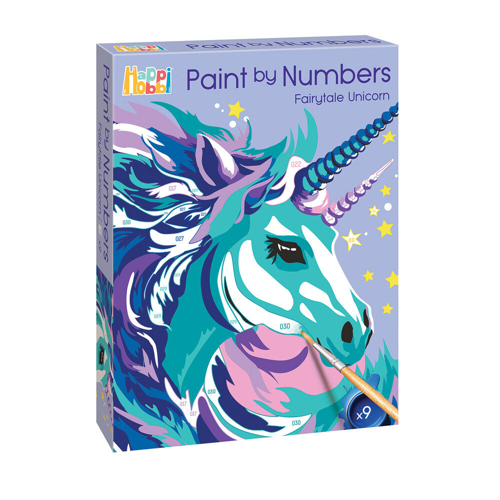 HappiHobbi Paint By Numbers Fairytale Unicorn Για 7+ Ετών – εικόνα προϊόντος 6