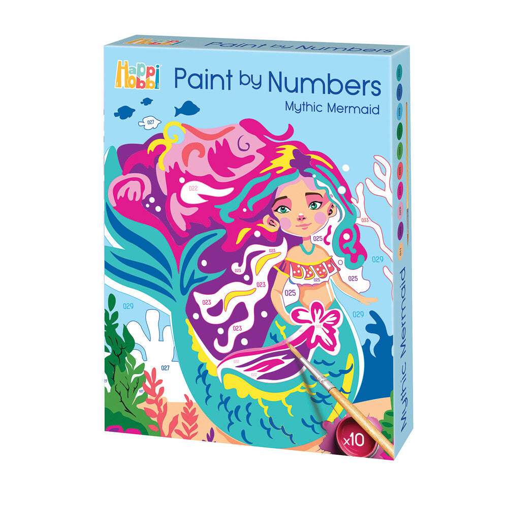 HappiHobbi Paint By Numbers Mythical Mermaid Για 7+ Ετών – εικόνα προϊόντος 5