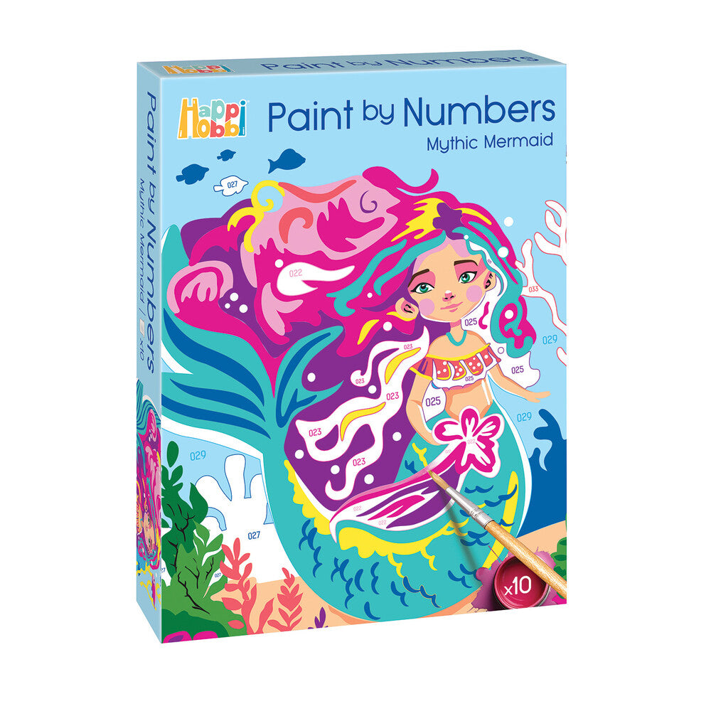 HappiHobbi Paint By Numbers Mythical Mermaid Για 7+ Ετών – εικόνα προϊόντος 6