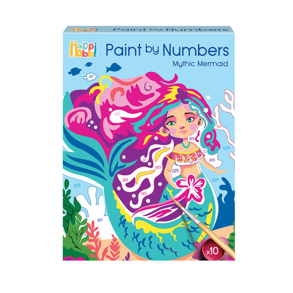 HappiHobbi Paint By Numbers Mythical Mermaid Για 7+ Ετών
