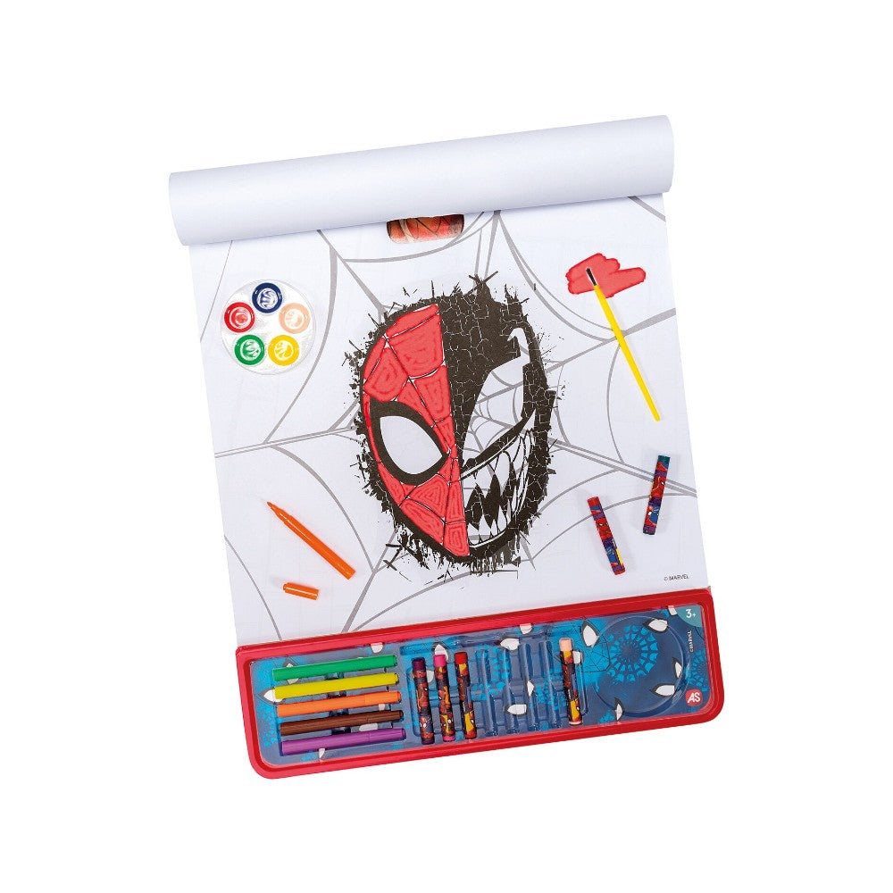 Happi Hobbi Giga Block Σετ Ζωγραφικής Marvel Spiderman 5 Σε 1 Για 3+ Χρονών