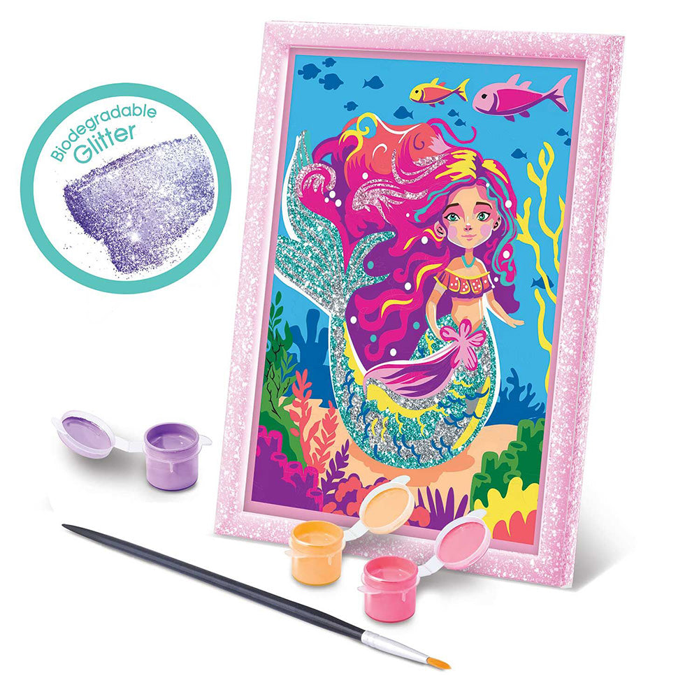 HappiHobbi Paint & Frame Paint by Numbers Mythical Mermaid Για Ηλικίες 8+ Χρονών