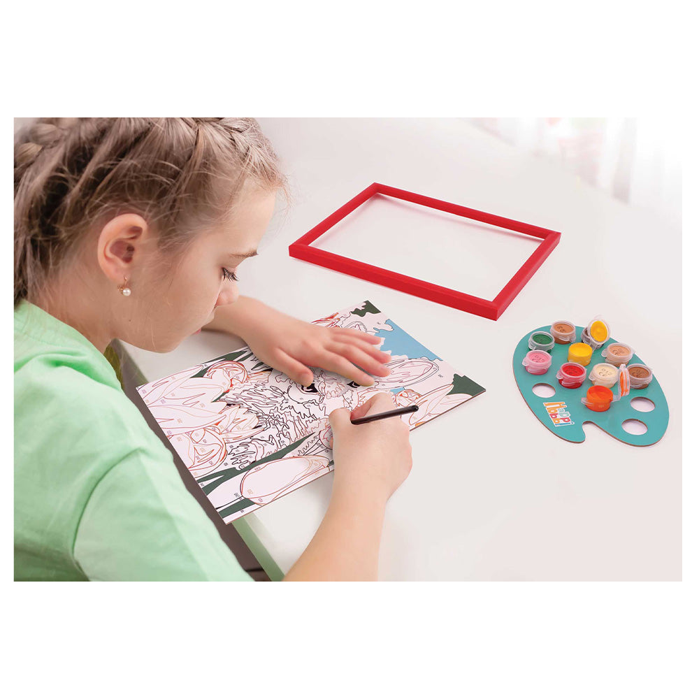 AS CompanyAS Happi Hobbi Paint & Frame Paint by Numbers Cheerful Bunny Για Ηλικίες 8+ Χρονώνpapell.gr