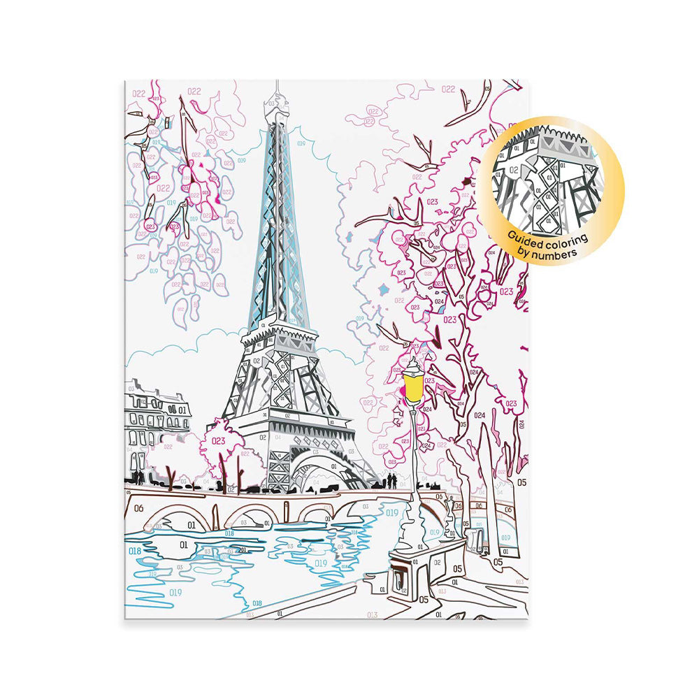 AS CompanyAS HappiHobbi Paint & Frame Paint by Numbers Spring Parispapell.gr