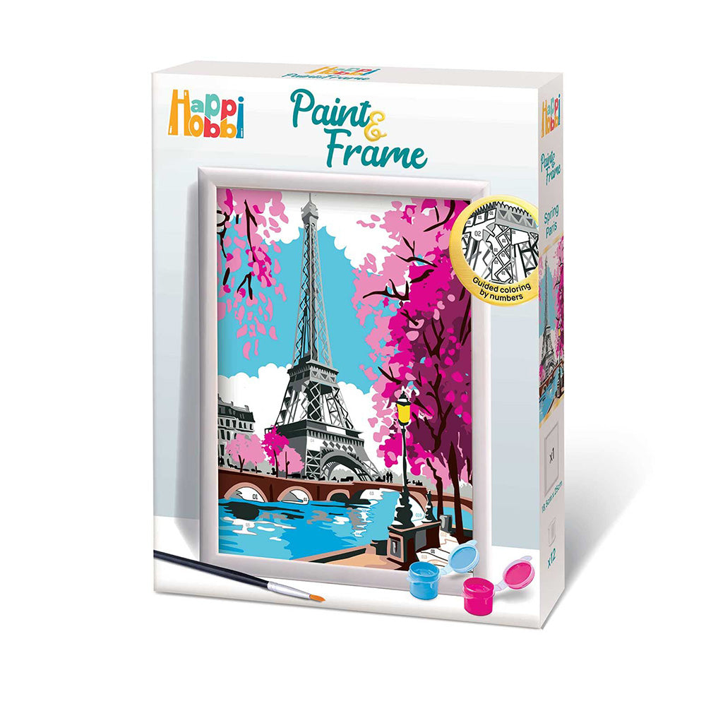 AS CompanyAS HappiHobbi Paint & Frame Paint by Numbers Spring Parispapell.gr