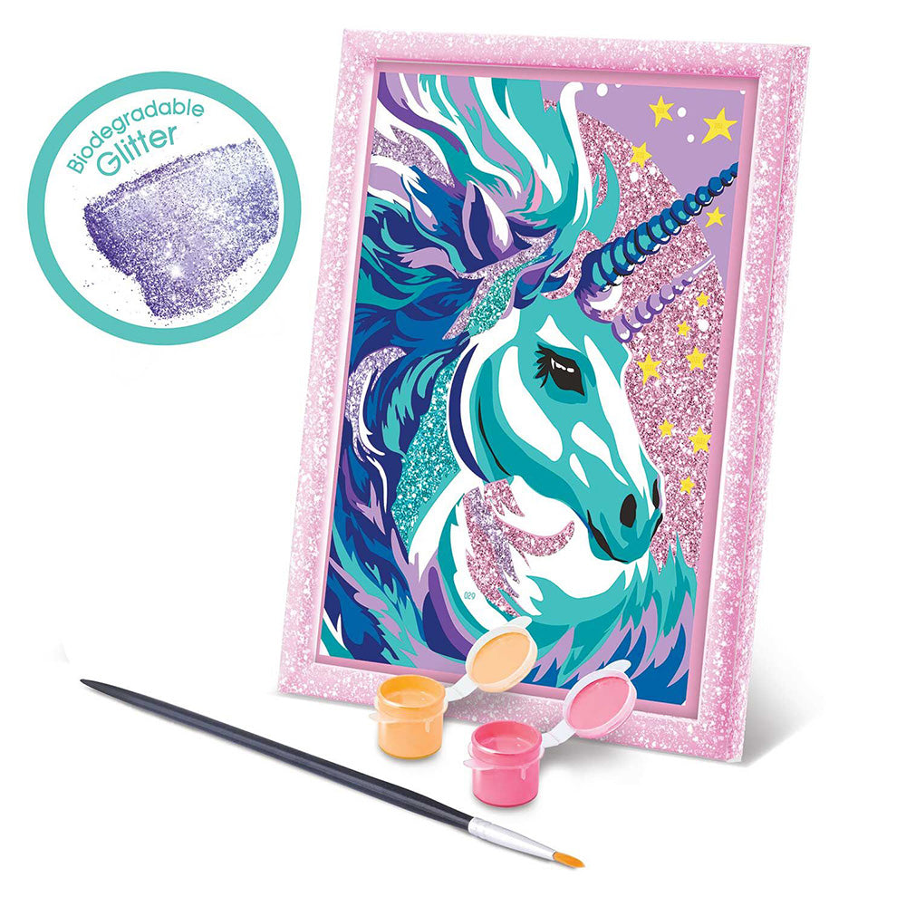 HappiHobbi Paint & Frame Paint by Numbers Fairytale Unicorn Για Ηλικίες 8+ Χρονών