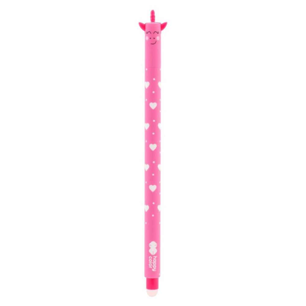 Happy Color Στυλό που Σβήνει Pink Unicorn 3 Σχέδια - 1 Τμχ