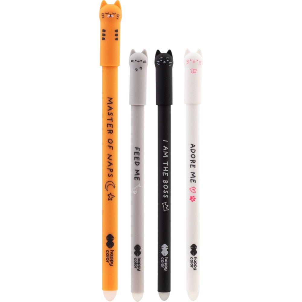Happy ColorHappy Color Στυλό Που Σβήνει Kitty 0.5mm 4 Σχέδια- 1Τμχpapell.gr