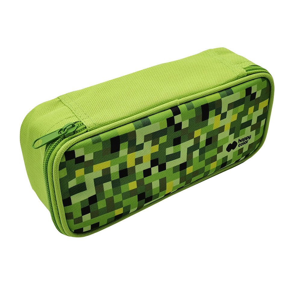 Happy Color Κασετίνα Οβάλ Πράσινη 21Χ10Χ5 Εκ