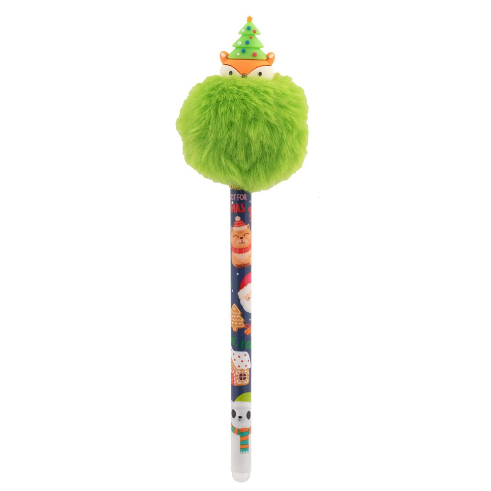 Happy Color Χριστουγεννιάτικο Pom Pom Στυλό Που Σβήνει 0.5mm Διάφορα Σχέδια - 1τμχ
