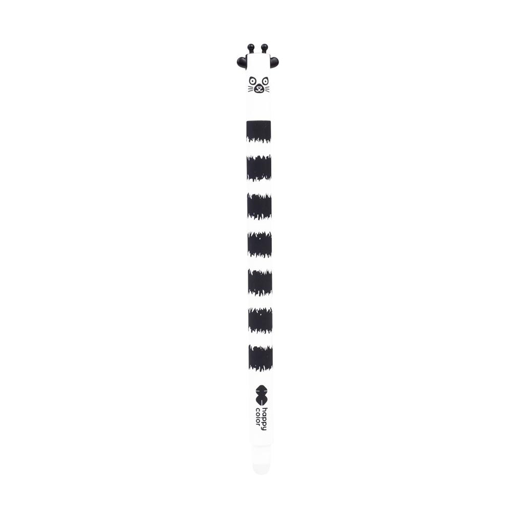 Happy ColorHappy Color Στυλό Που Σβήνει Black & White Animals Gel 0.5mm 4 Σχέδια - 1Τμχpapell.gr