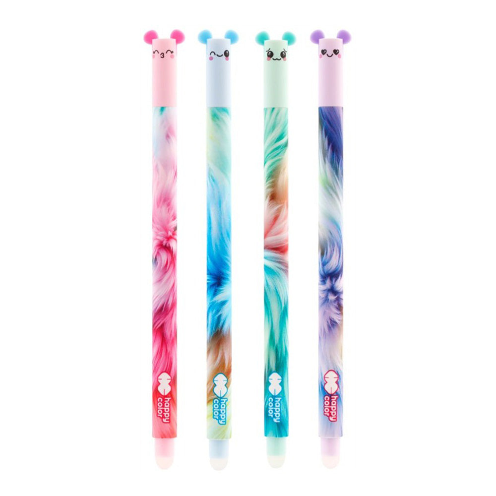 Happy Color Στυλό Που Σβήνει 0.5mm 4 Σχέδια - 1Τμχ