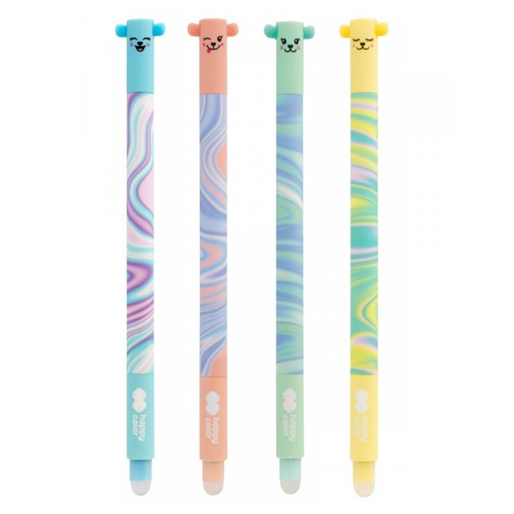Happy ColorHappy Color Στυλό Που Σβήνει Pastel Twist Ζωάκια Gel 0.5mm 4 Σχέδια- 1 Τμχpapell.gr