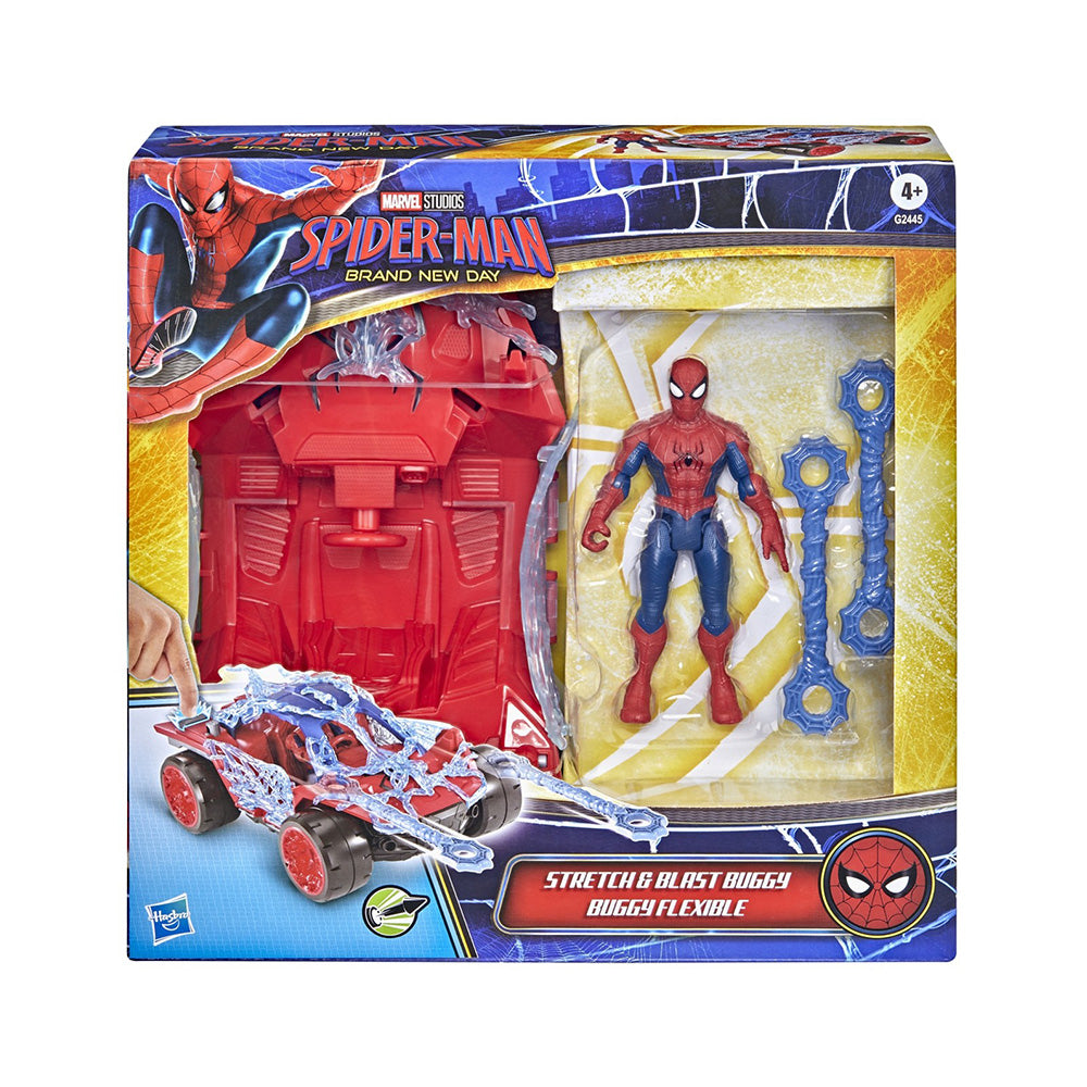 Hasbro Marvel Spider-Man Brand New Day Stretch & Blast Buggy με Φιγούρα 11,4 εκ