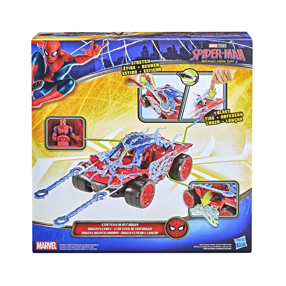 Hasbro Marvel Spider-Man Brand New Day Stretch & Blast Buggy με Φιγούρα 11,4 εκ