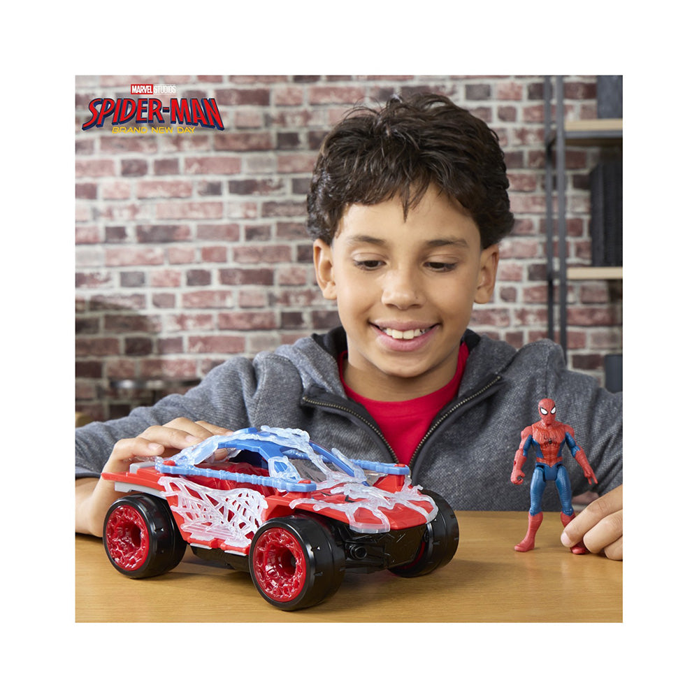 Hasbro Marvel Spider-Man Brand New Day Stretch & Blast Buggy με Φιγούρα 11,4 εκ