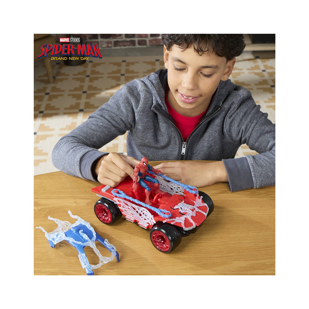 Hasbro Marvel Spider-Man Brand New Day Stretch & Blast Buggy με Φιγούρα 11,4 εκ