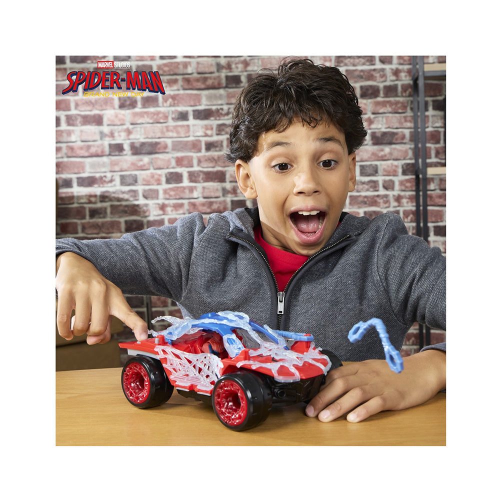 Hasbro Marvel Spider-Man Brand New Day Stretch & Blast Buggy με Φιγούρα 11,4 εκ