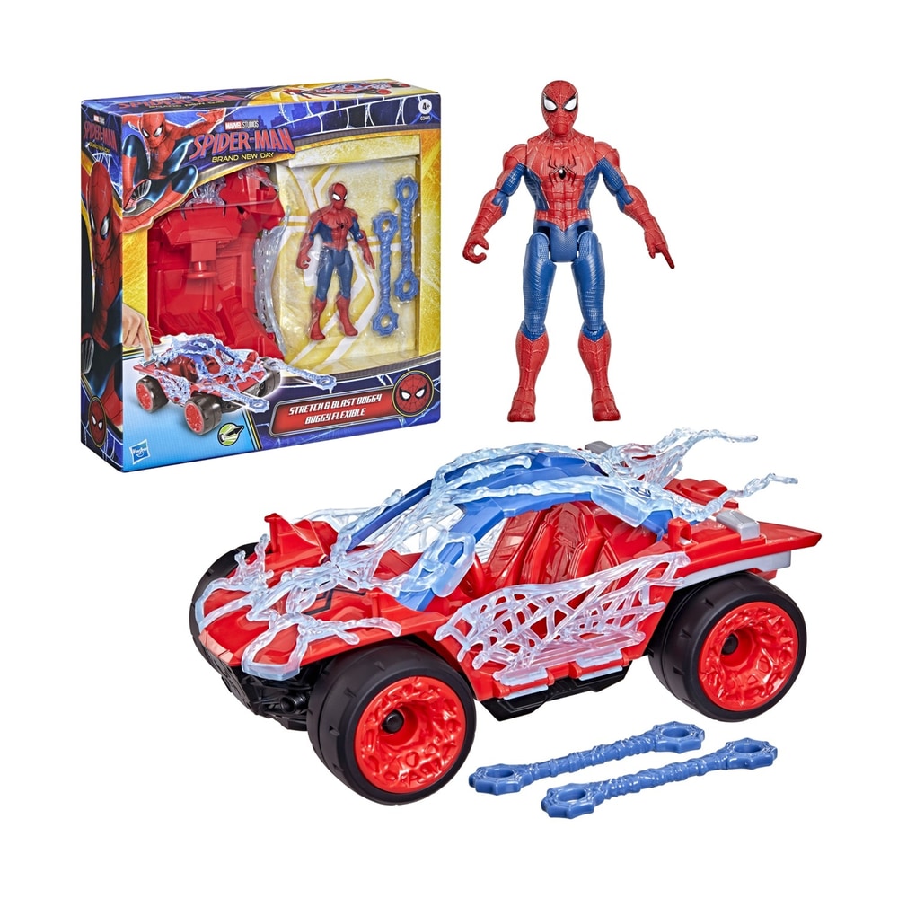 Hasbro Marvel Spider-Man Brand New Day Stretch & Blast Buggy με Φιγούρα 11,4 εκ