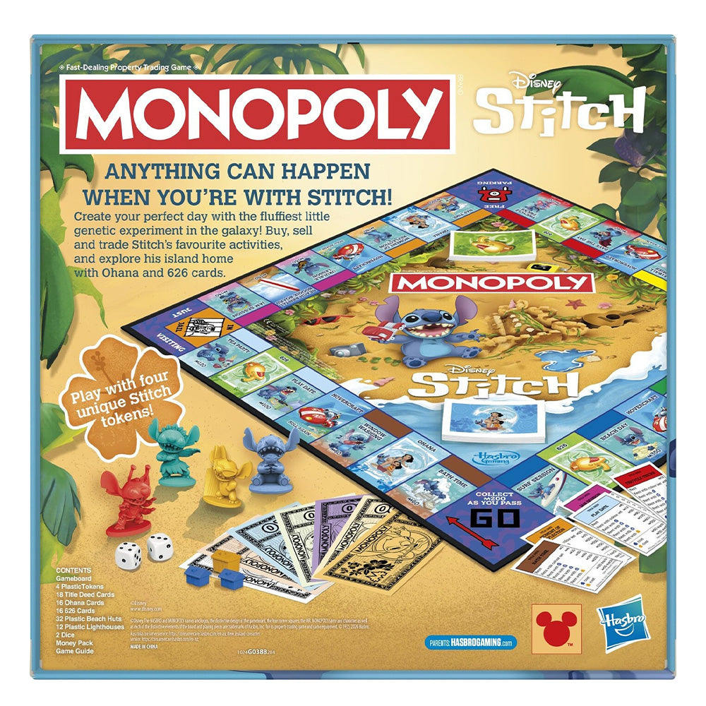 Hasbro Monopoly: Stitch Edition (Greek Language)