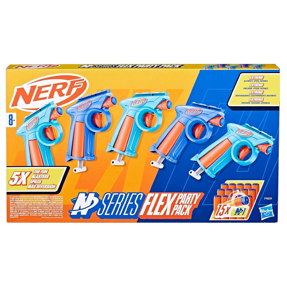 HASBROHasbro Nerf N Series Party Pack 5 Blasters 15 Nerf N1 Dartspapell.gr