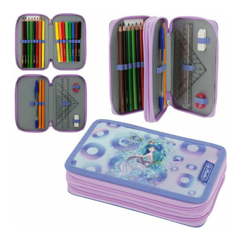 HerlitzHerlitz Κασετίνα Διπλή Γεμάτη Mystic Mermaid 23 τμχpapell.gr