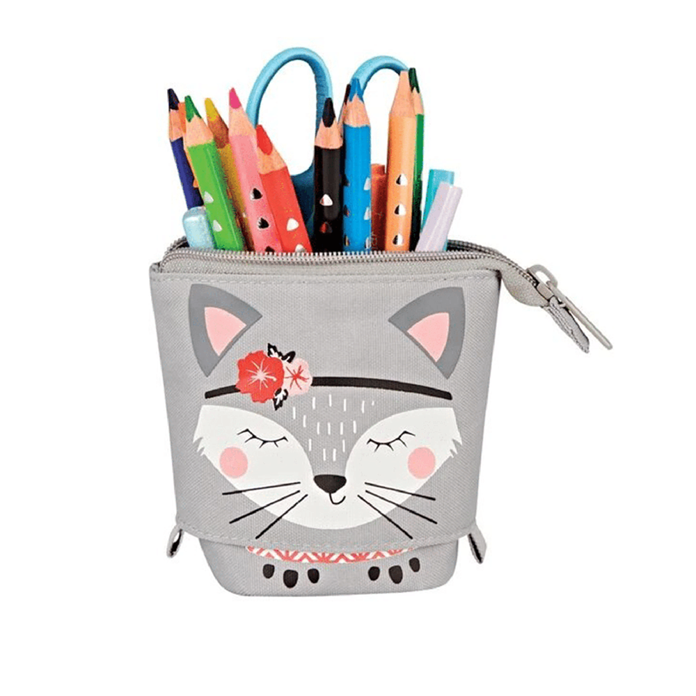 HerlitzHerlitz Κασετίνα & Μολυβοθήκη 2 Σε 1 Standing Kittypapell.gr