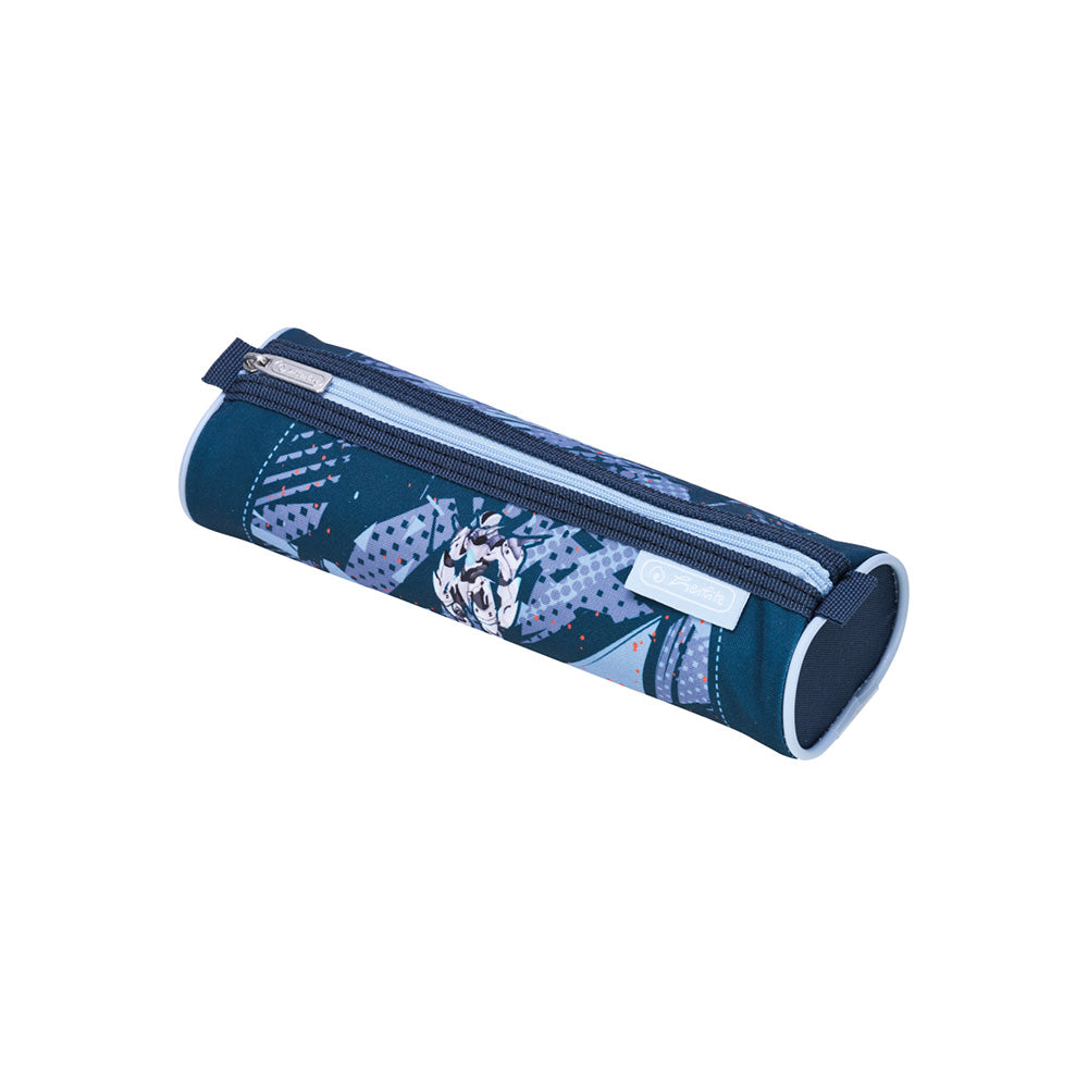 Herlitz Κασετίνα Κενή Βαρελάκι Οβάλ 4 Σχέδια - 1 Τμχ