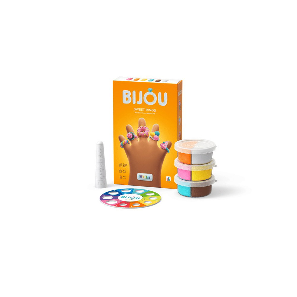 Hey ClayHey Clay Κατασκευές Από Πηλό Bijou Sweet Ringspapell.gr