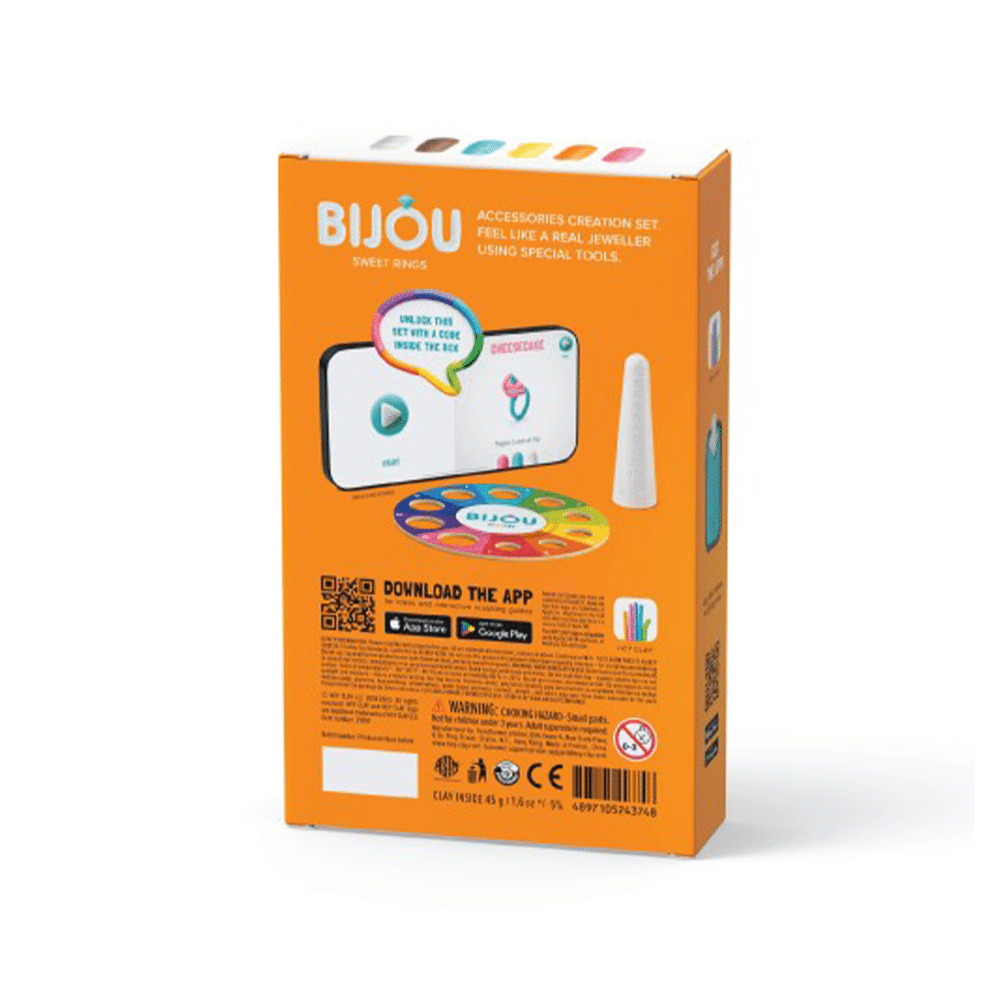 Hey ClayHey Clay Κατασκευές Από Πηλό Bijou Sweet Ringspapell.gr