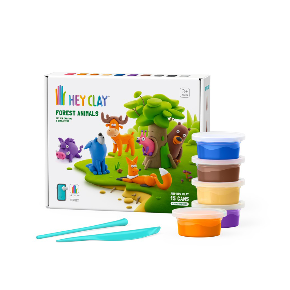 Hey Clay Κατασκευές Από Πηλό Forest Animals