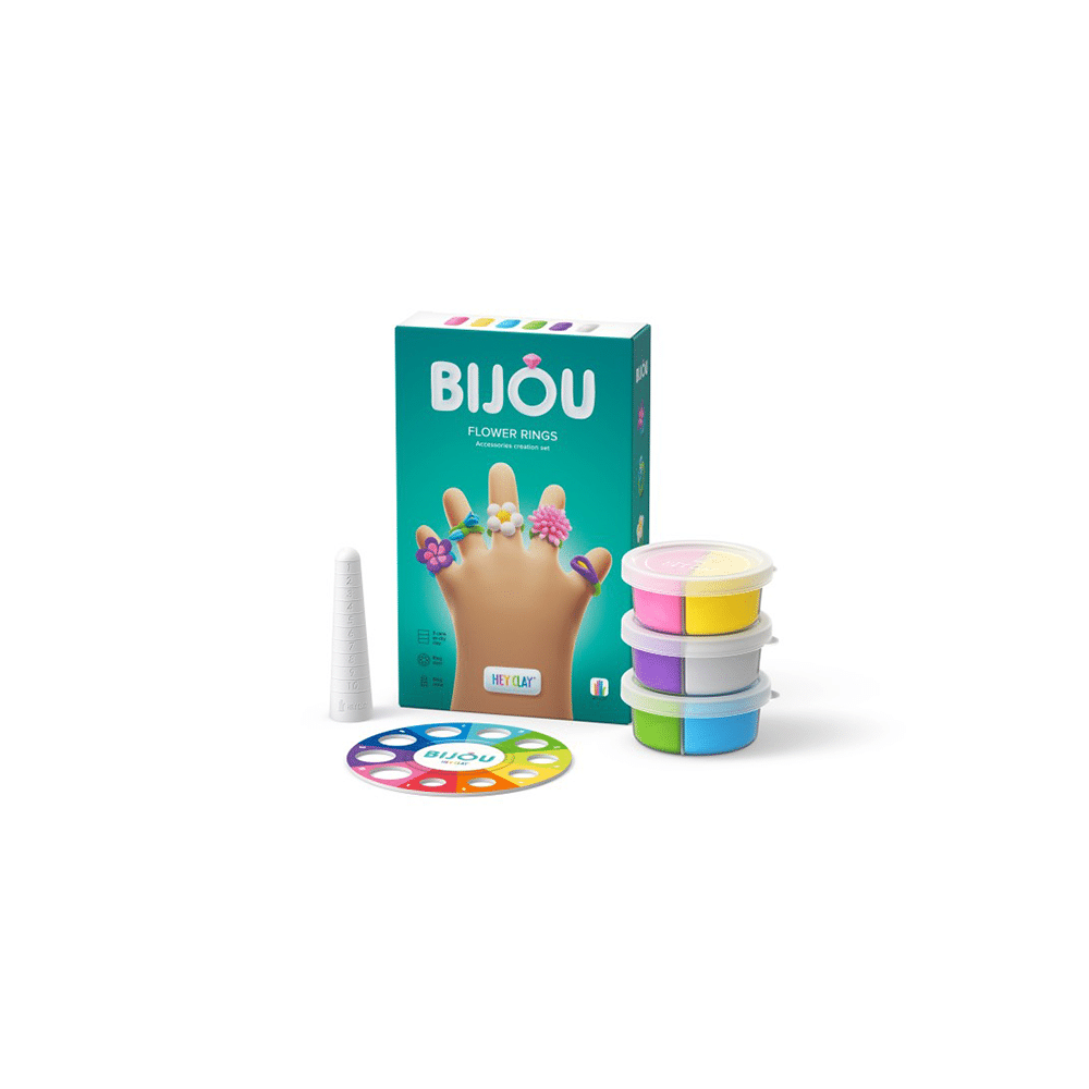 Hey ClayHey Clay Κατασκευές Από Πηλό Bijou Flower Ringspapell.gr