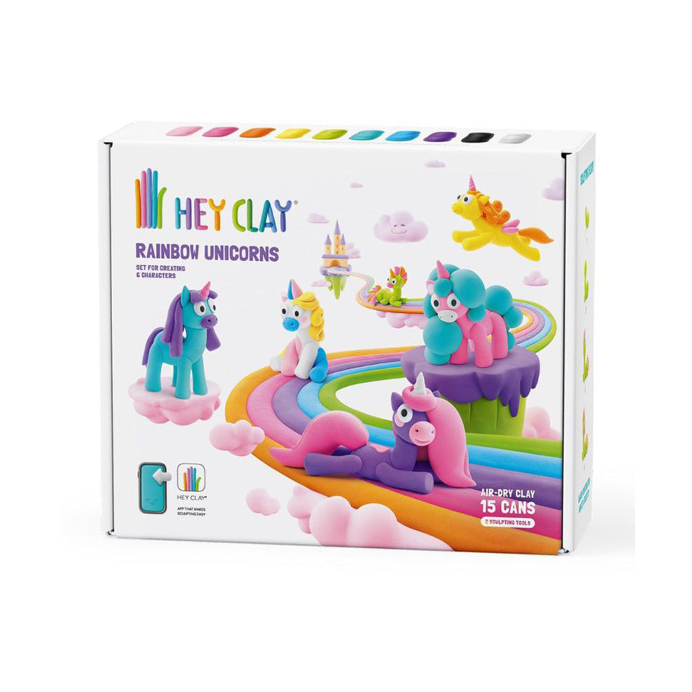 Hey ClayHey Clay Κατασκευές Από Πηλό Rainbow Unicornspapell.gr