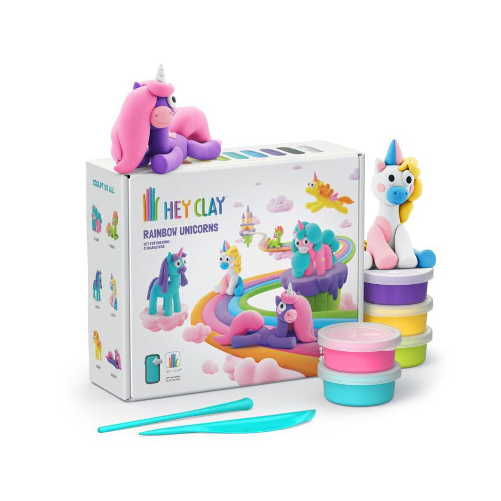 Hey ClayHey Clay Κατασκευές Από Πηλό Rainbow Unicornspapell.gr