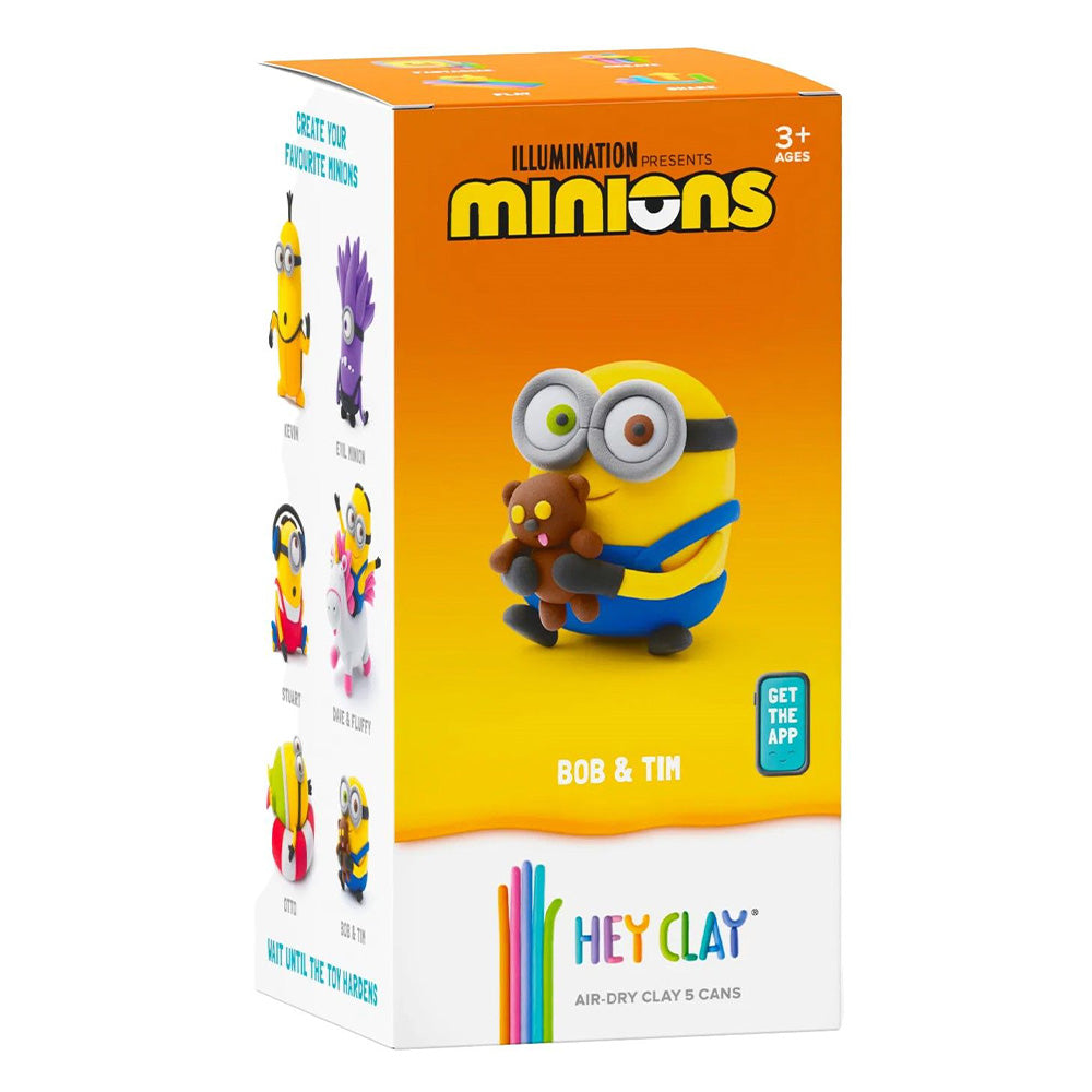 Hey ClayHey Clay Κατασκευές Από Πηλό Minions Bob & Timpapell.gr