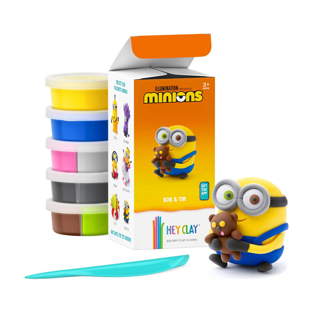 Hey ClayHey Clay Κατασκευές Από Πηλό Minions Bob & Timpapell.gr