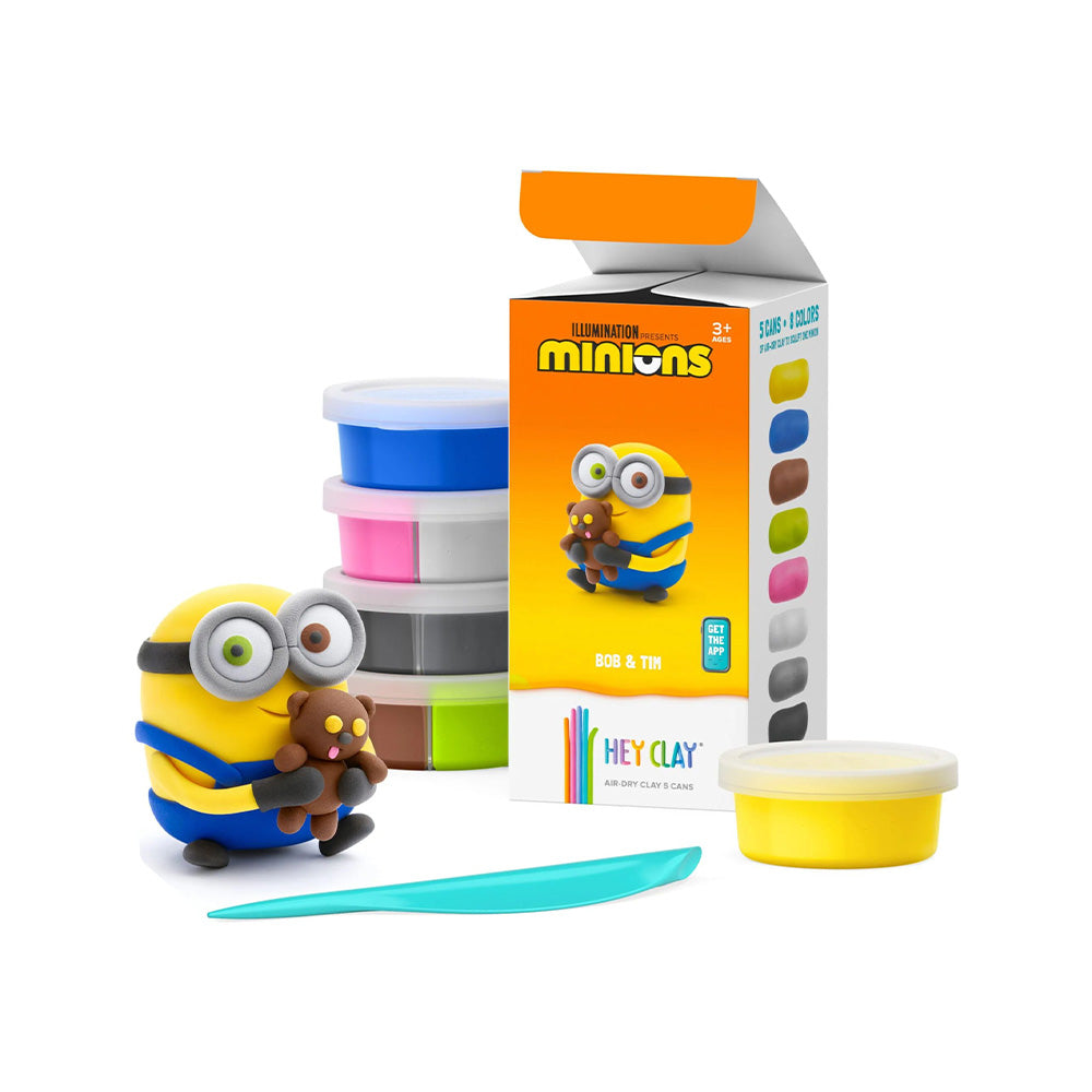 Hey ClayHey Clay Κατασκευές Από Πηλό Minions Bob & Timpapell.gr